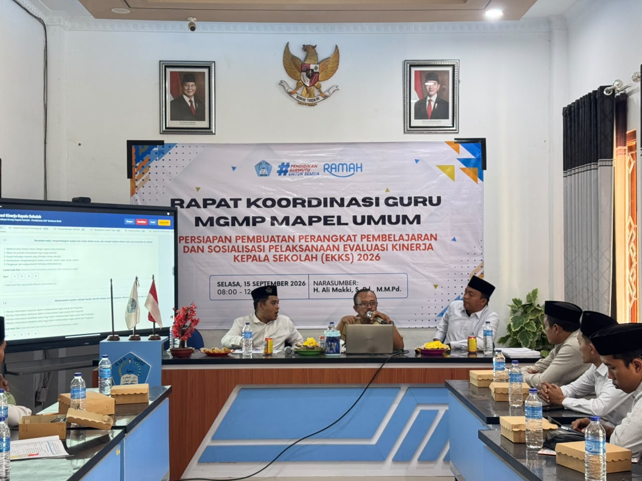 SMATA-DUBA Gelar Rakor Guru Mapel Umum, Dorong Peningkatan Kualitas Pendidikan